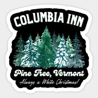 pine-tree-columbia-inn Sticker